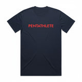 Pentathlete logo shirt Midnight Blue