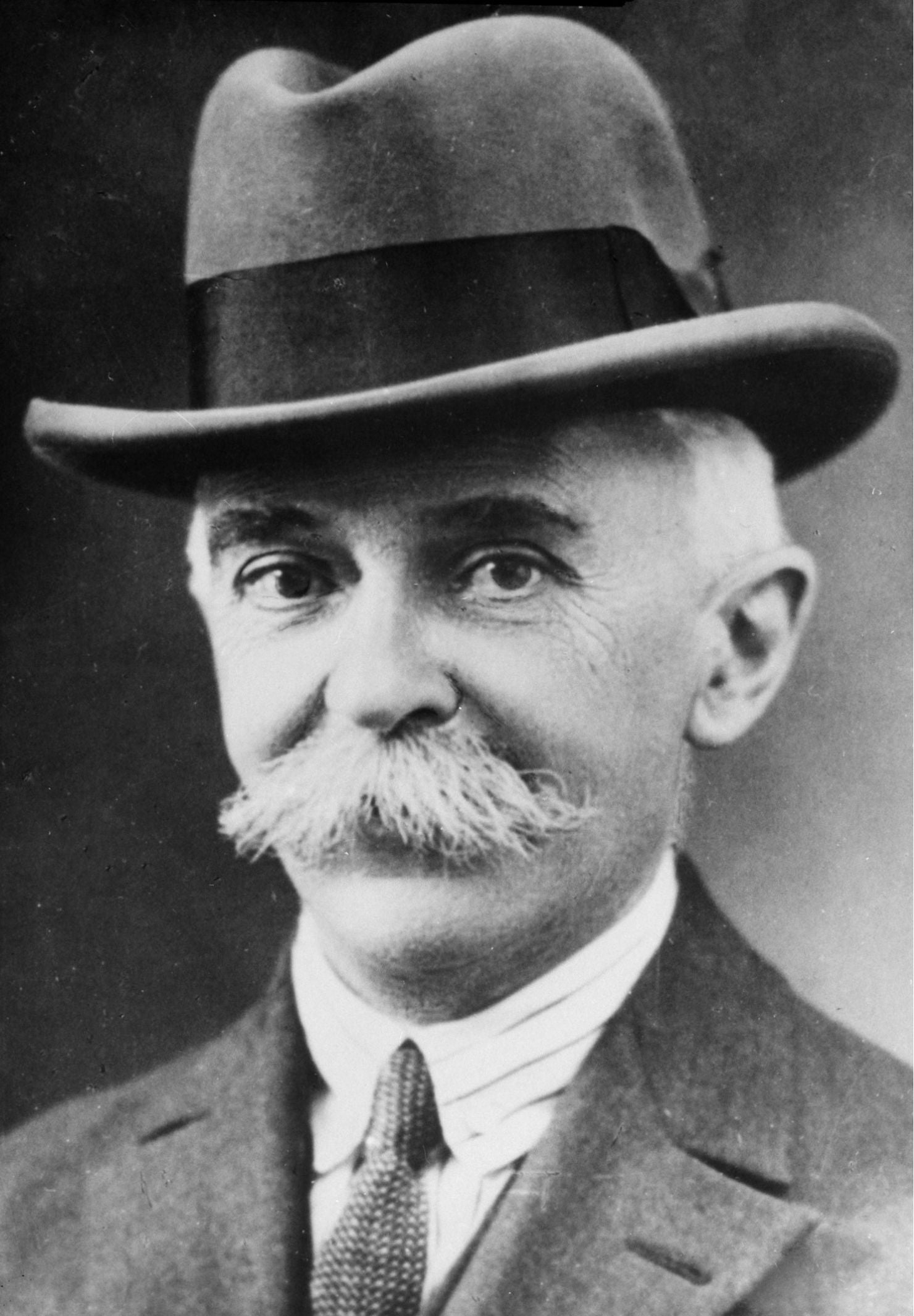 Portrait of Pierre de Coubertin, the founder of the modern Olympic Games and Modern Pentathlon