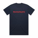 Pentathlete logo shirt Midnight Blue